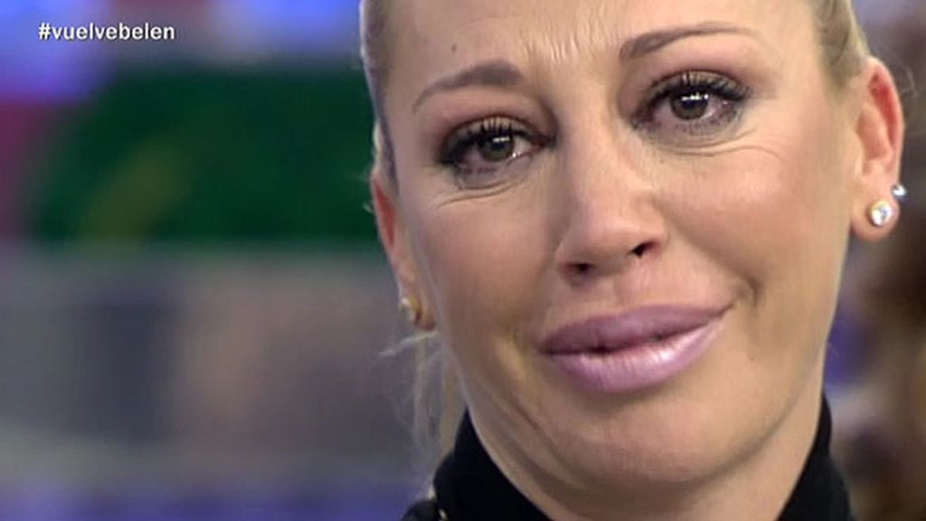 Con actitud positiva y muy emocionada, Belén Esteban regresa al diario