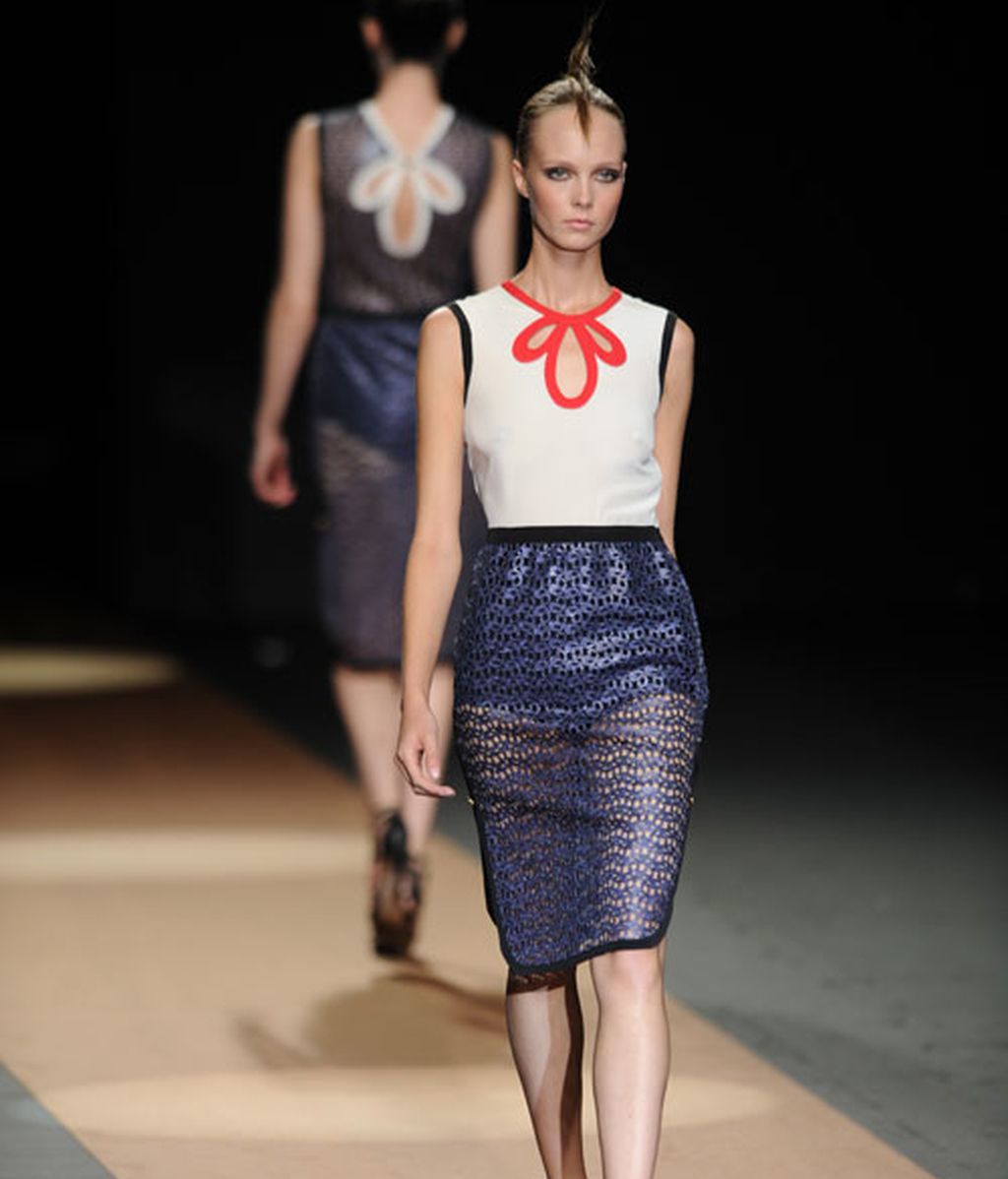 Miguel Palacio llena la pasarela de crestas