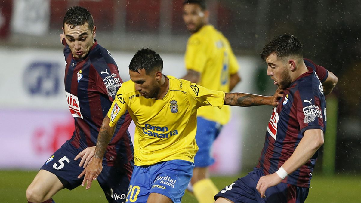 Las Palmas impone su necesidad al sueño europeo del Eibar