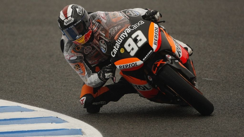 Marc Márquez rodando en Jerez