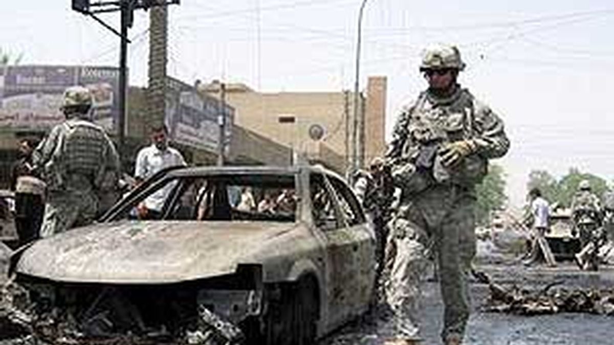 Imagen de archivo de soldados estadounidenses desplegados en Irak. Foto: EFE.