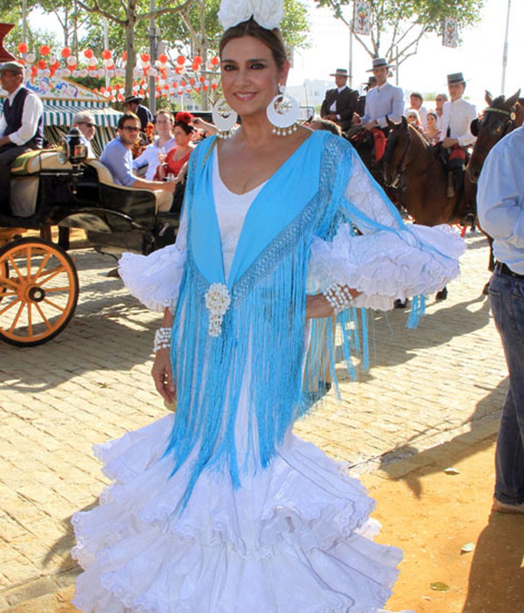 La diseñadora Marina Danko, se pone flamenca