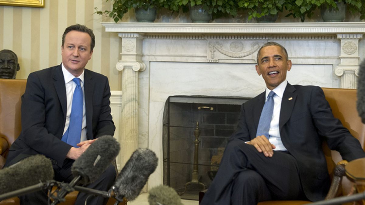 Obama se reúne con Cameron en Washington