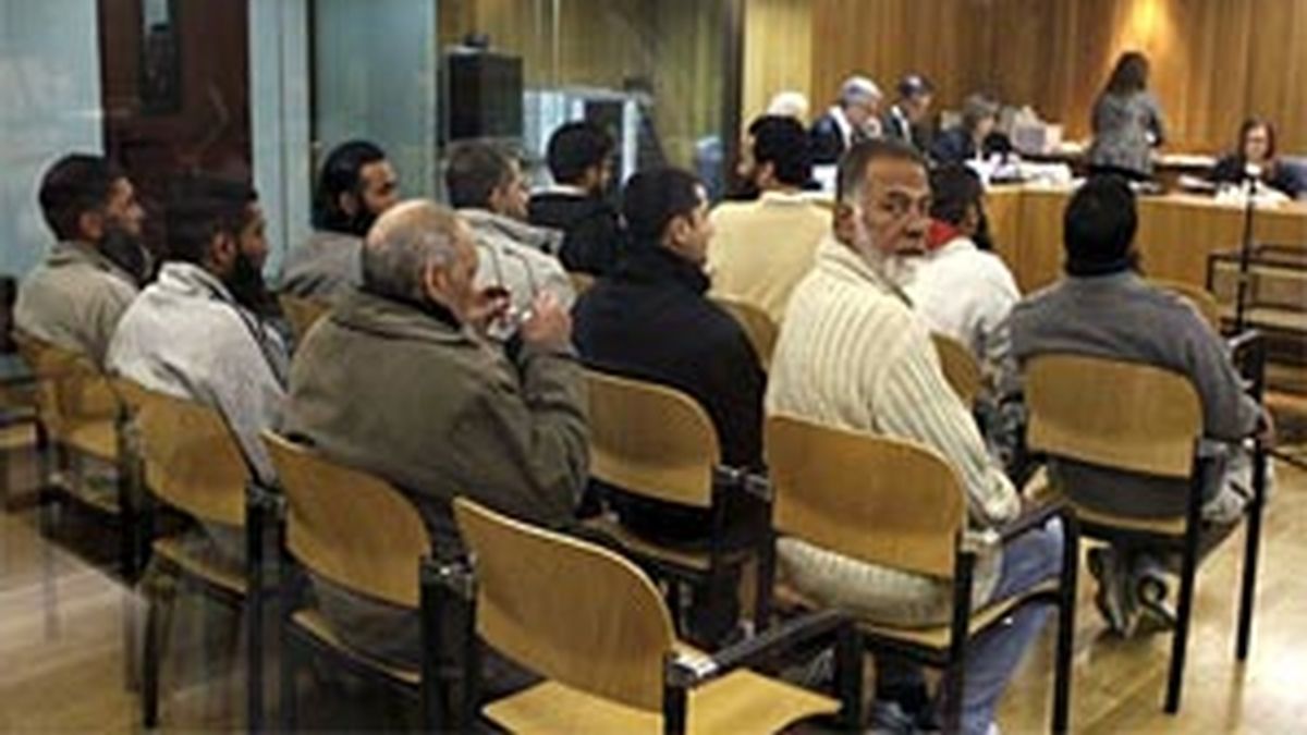 Juicio en la Audiencia Nacional a los 11 islamistas. Foto: EFE.