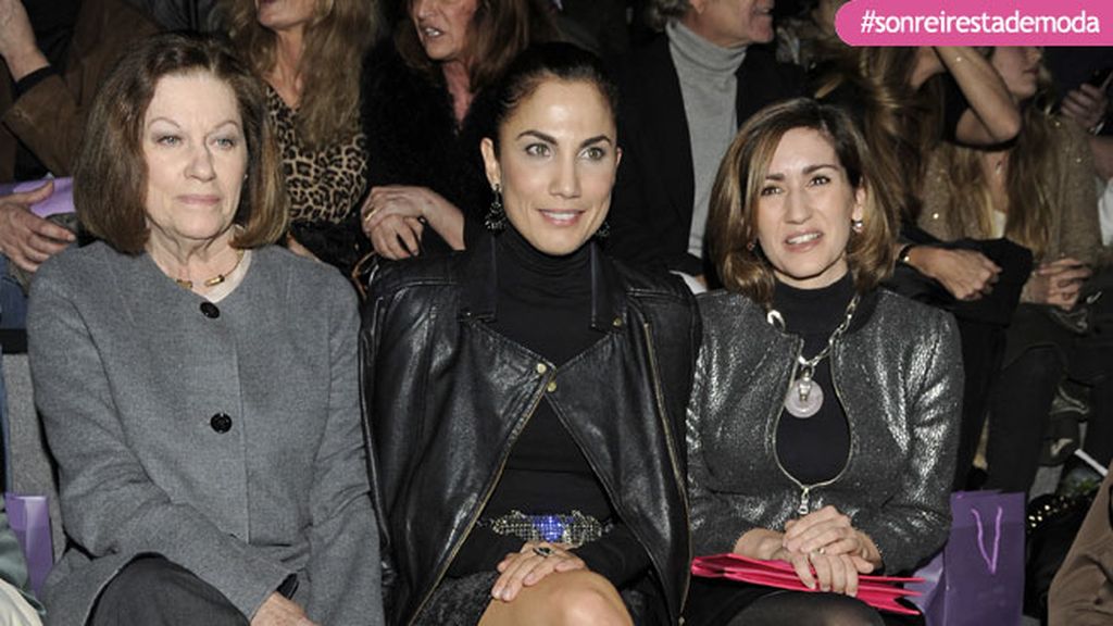 Natalia Figueroa, Toni Acosta y Alejandra Martos en el desfile de Roberto Torreta