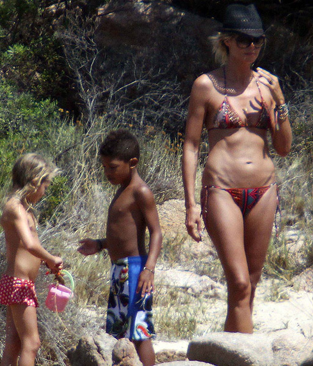 Seal, ya recuperado, hace escala con Heidi Klum en Cerdeña