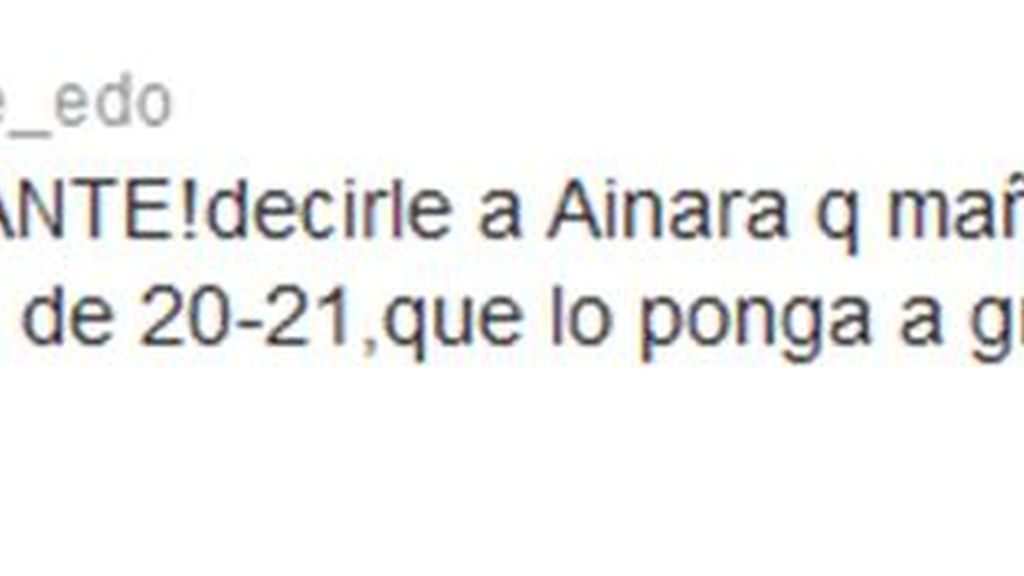 Ainara y Lore, guerra en Twitter