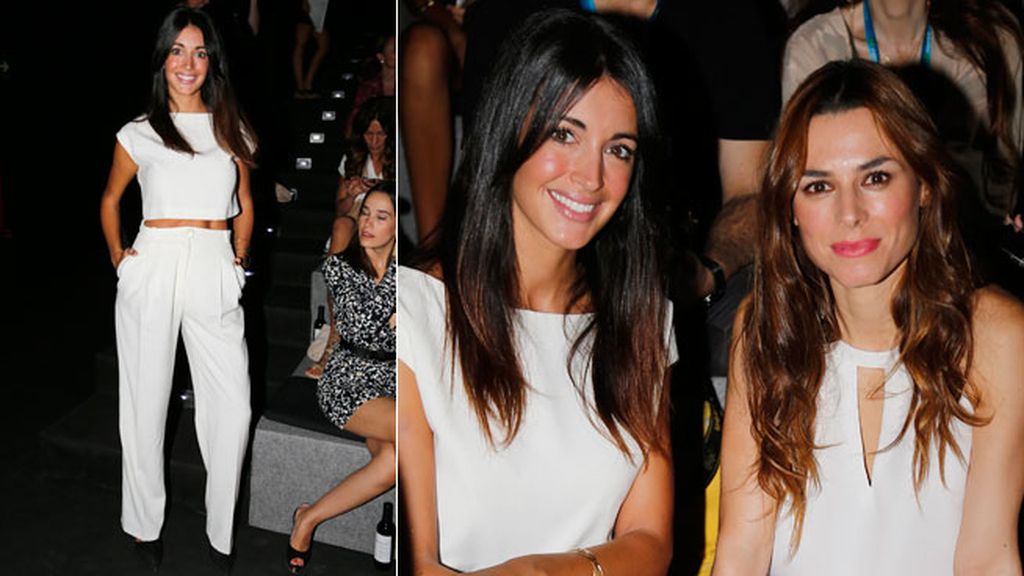 Noelia López y Begoña Maestre en el desfile de Amaya Arzuaga