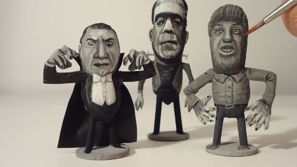 Drácula, Frankenstein y el Hombre-lobo