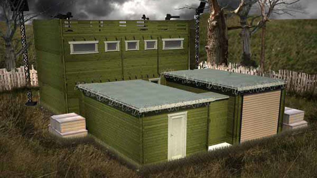 El increíble refugio anti zombie