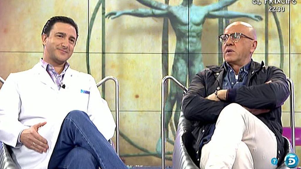 Sesión con su coach, con el médico y con su entrenadora, Makoke