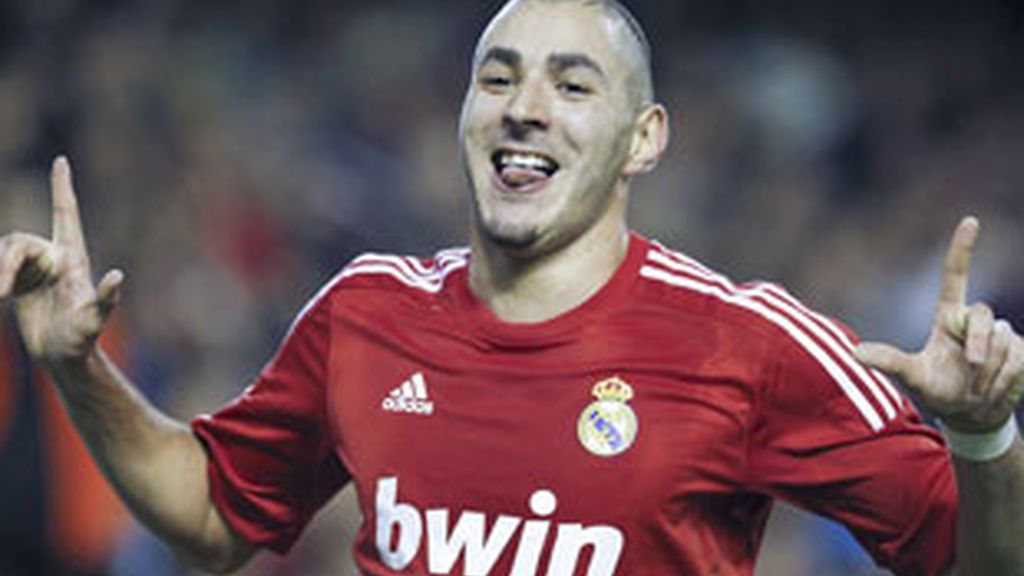 Benzema abrió el marcador merengue en la primera parte. FOTO: EFE Benzema abrió el marcador merengue en la primera parte. FOTO: EFE