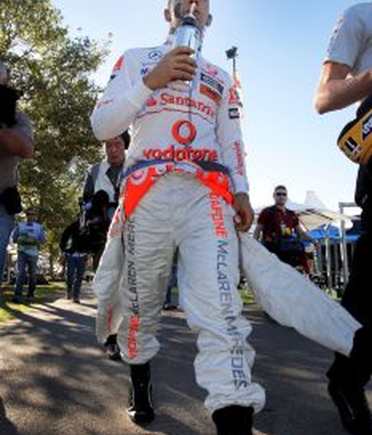 Lewis Hamilton abandonó en la Q2. Foto: EFE