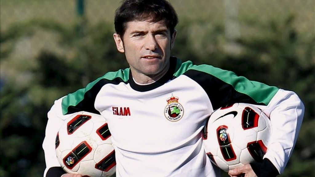El entrenador asturiano Marcelino García Toral, en su etapa en el Racing de Santander. EFE El entrenador asturiano Marcelino García Toral, en su etapa en el Racing de Santander. EFE