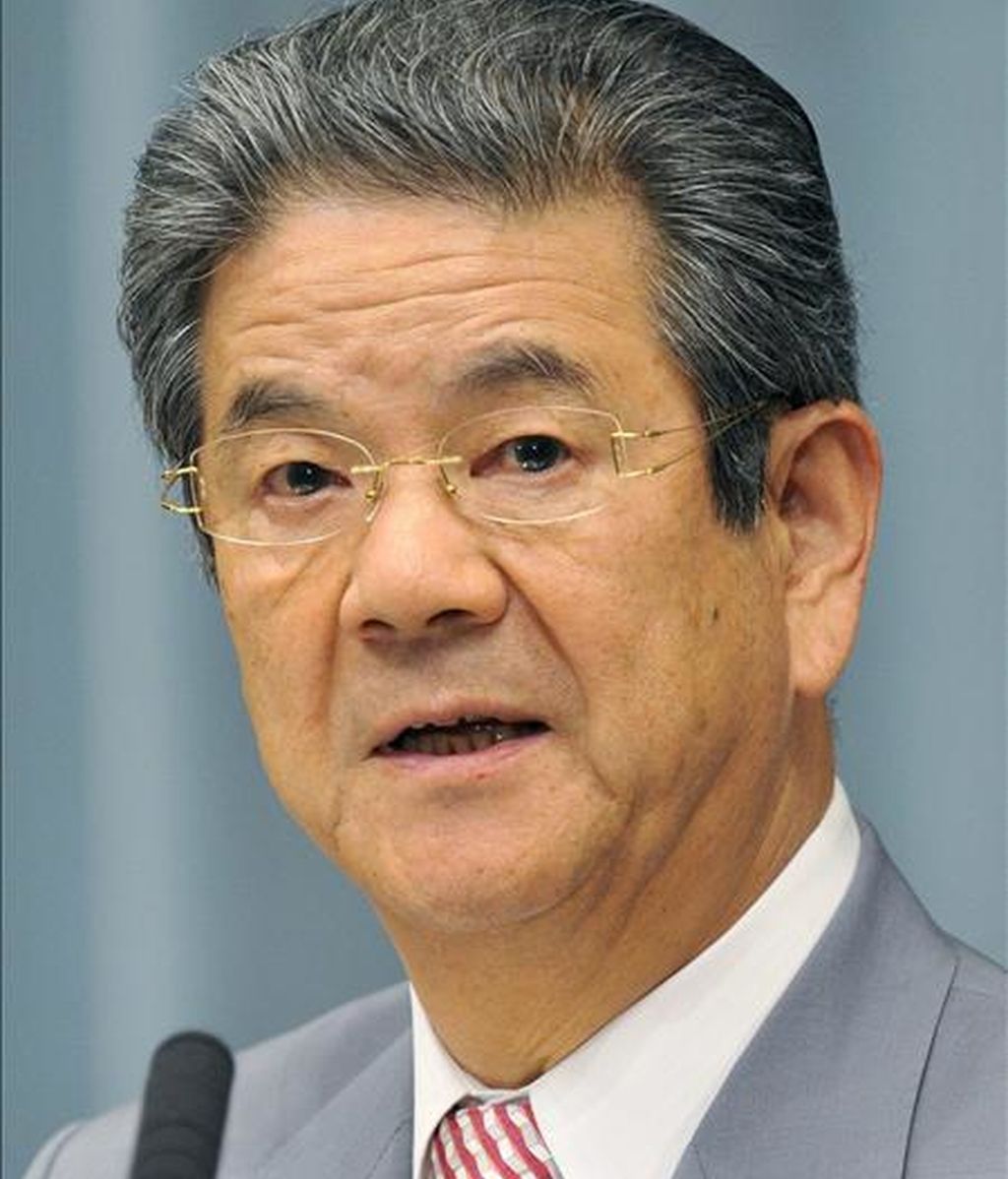 El ministro japonés de Defensa, Toshimi Kitazawa. EFE/Archivo El ministro japonés de Defensa, Toshimi Kitazawa. EFE/Archivo