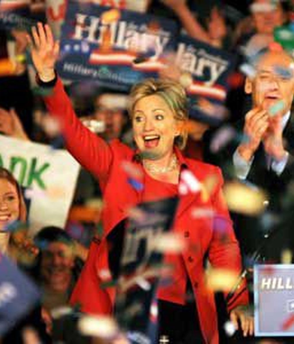 Clinton celebra la victoria en Ohio y Tejas