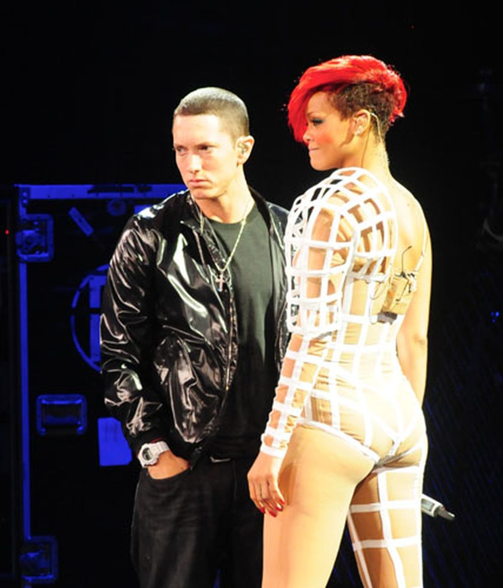 Rihanna, desatada en concierto