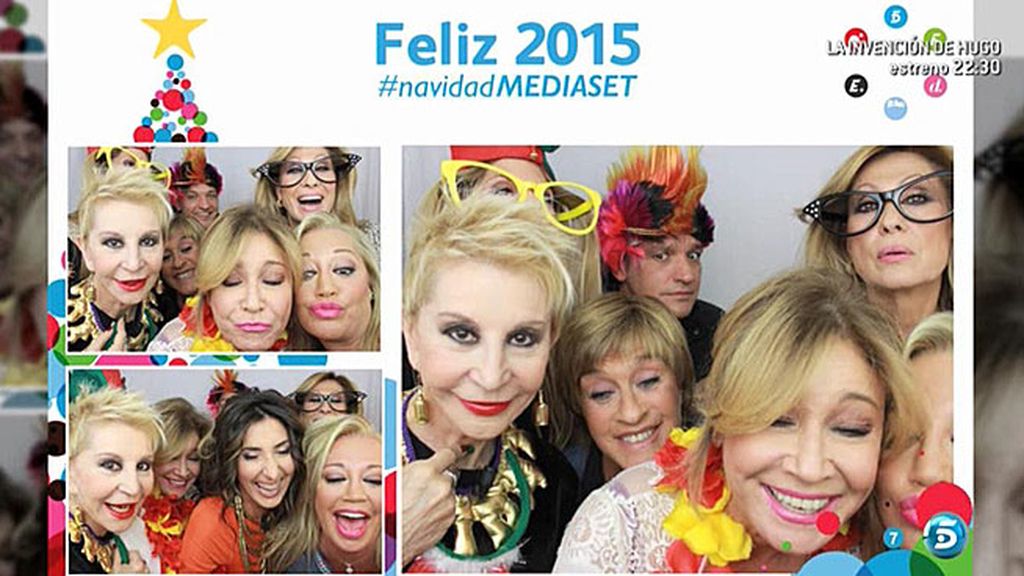 El programa felicita las fiestas con el 'selfiematón'