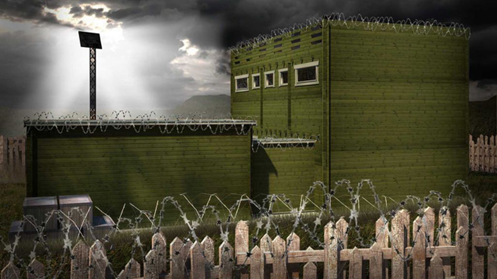 El increíble refugio anti zombie