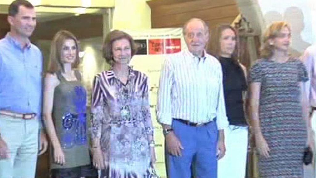 Toda la Familia Real, reunida