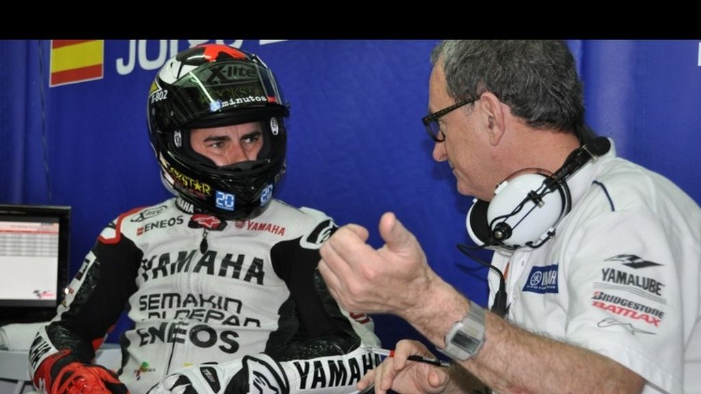 Jorge Lorenzo, durante la segunda jornada de test