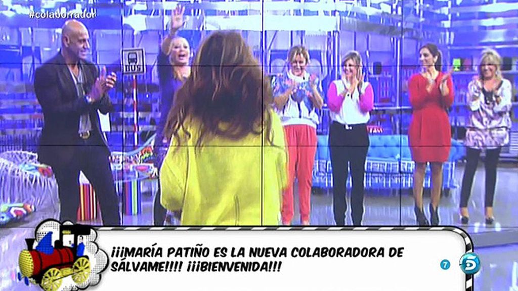 Los colaboradores del programa aplauden su llegada