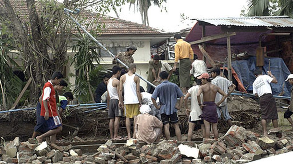 Catástrofe en Birmania
