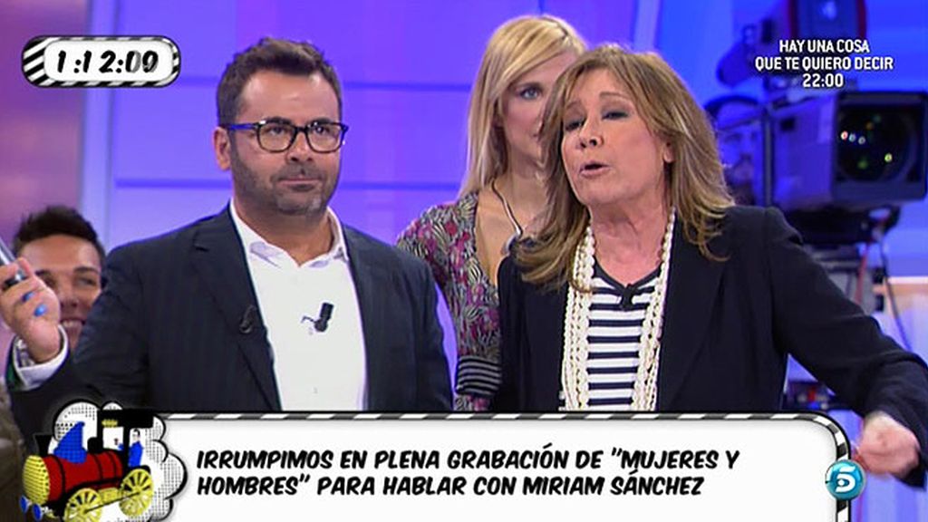Jorge Javier entrevista a Pipi y Miriam en 'Mujeres y hombres' y propone un polígrafo a Miriam