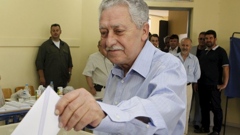 El líder de izquierda Democrática (DIMAR), Fotis Kuvelis