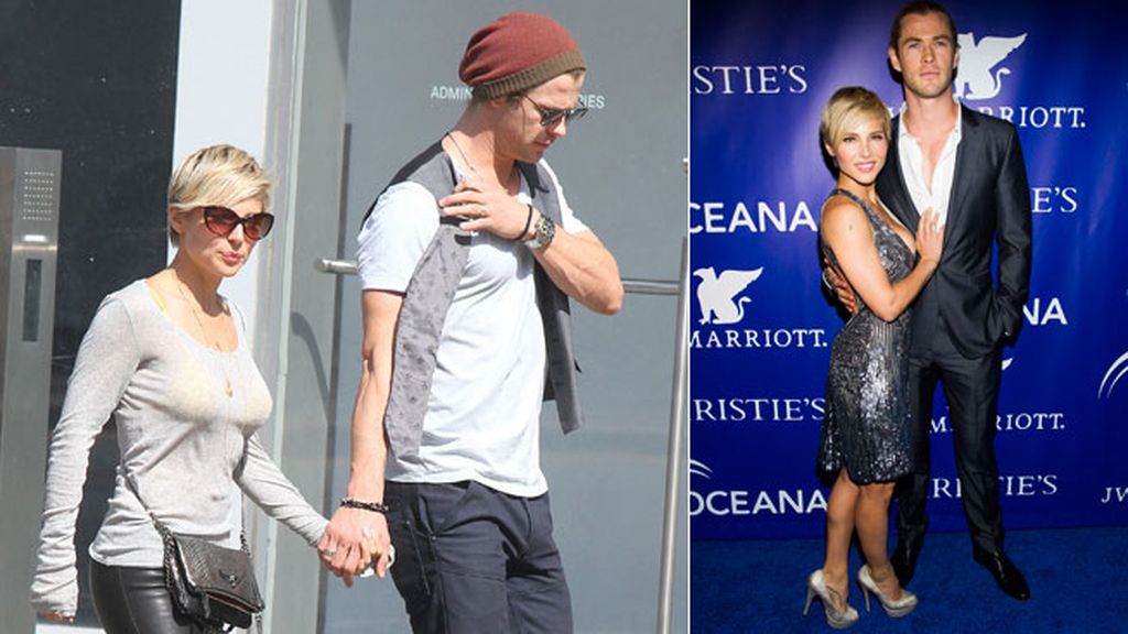 Elsa y Chris, una pareja de rubios