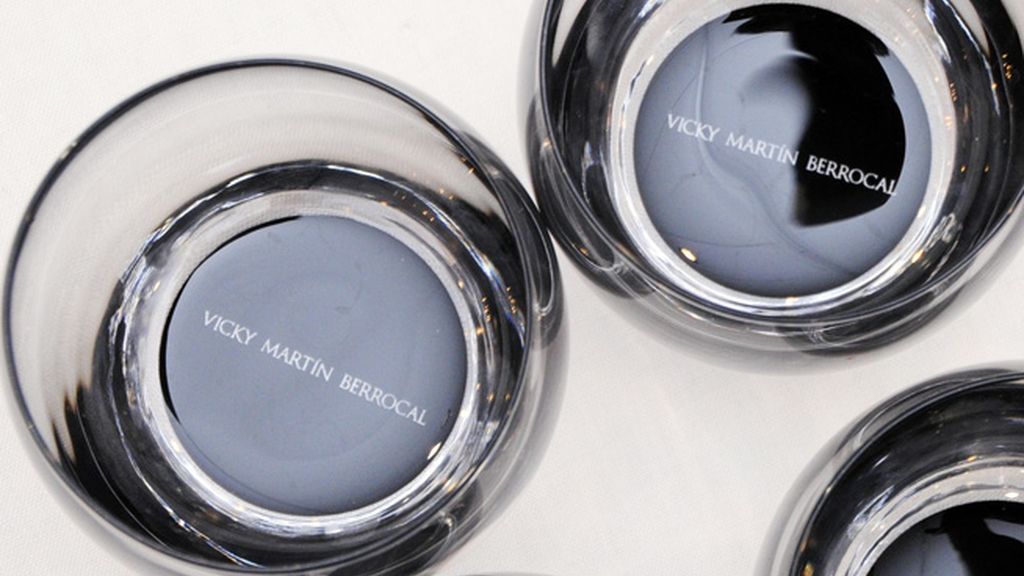 Detalle de los vasos diseñados por Vicky Martín Berrocal