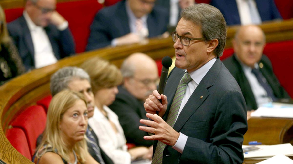 Artur Mas en el Parlamento Catalán