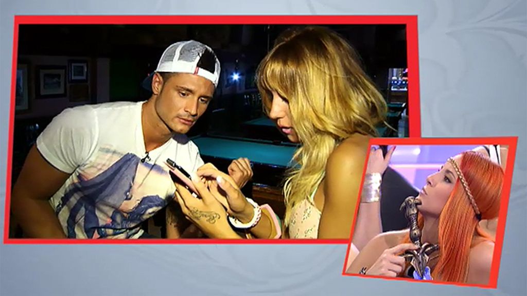 Steisy le enseña a Ángel las pruebas contra María