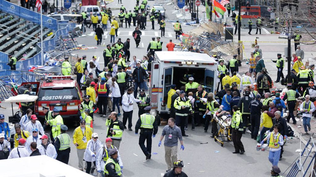 Se registran dos explosiones en la meta del maratón de Boston