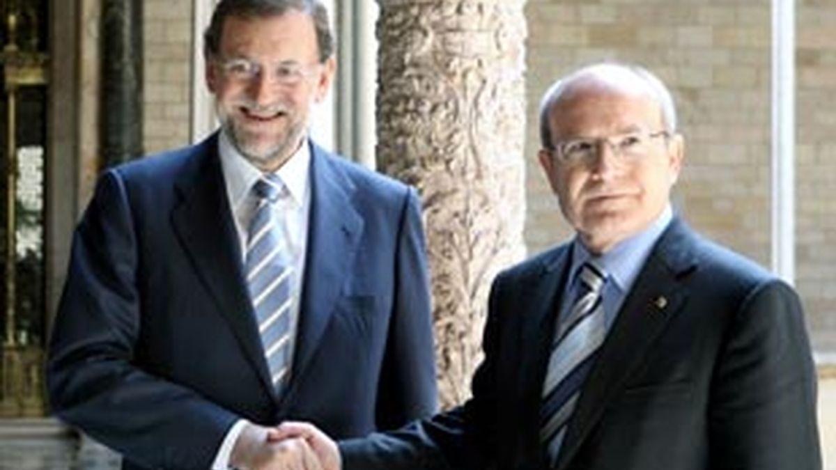 Mariano Rajoy y José Montilla mantienen sus diferencias sobre el Estatut. Vídeo: Atlas.