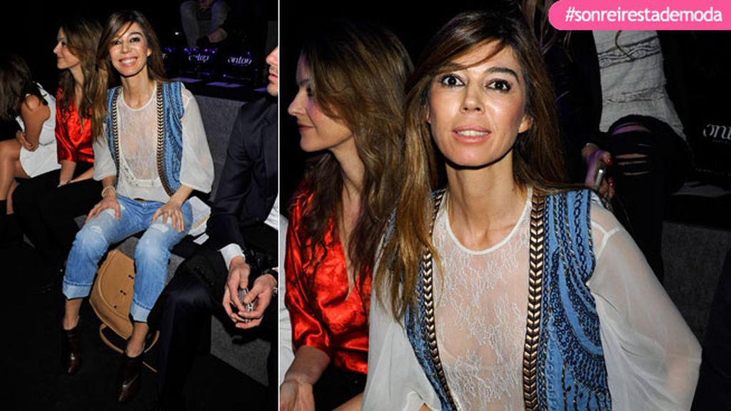 Nieves Álvarez, Elia Galera, Natalia y Soraya en el 'front row' de la Fashion Week