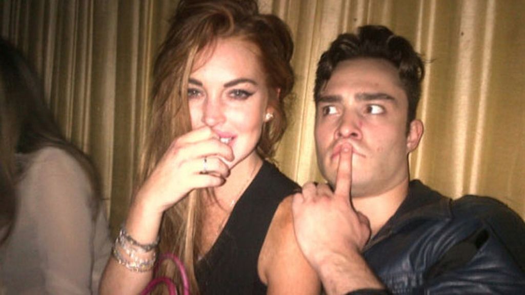 Lindsay Lohan y Ed Westwick
