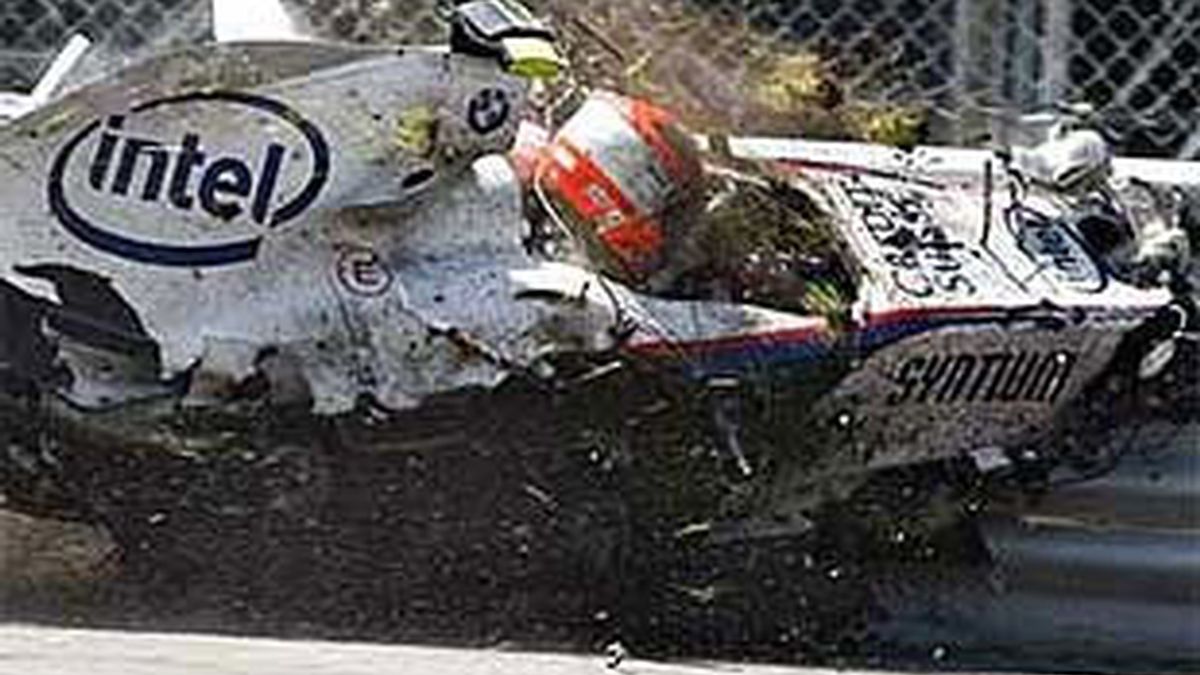 El espectacular accidente de Robert Kubica del año pasado.