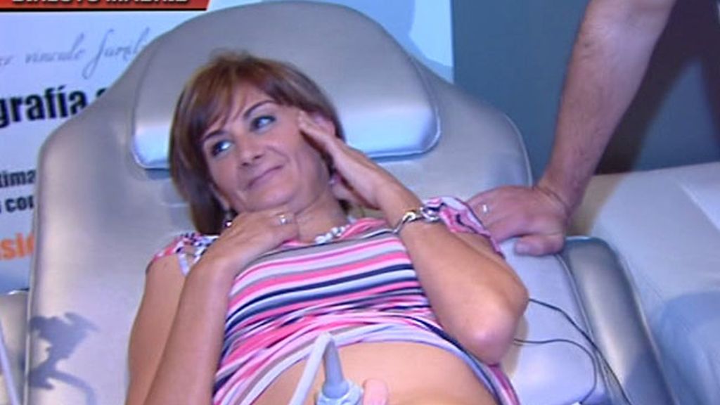 Ecografía en directo a Paqui 'Coles'