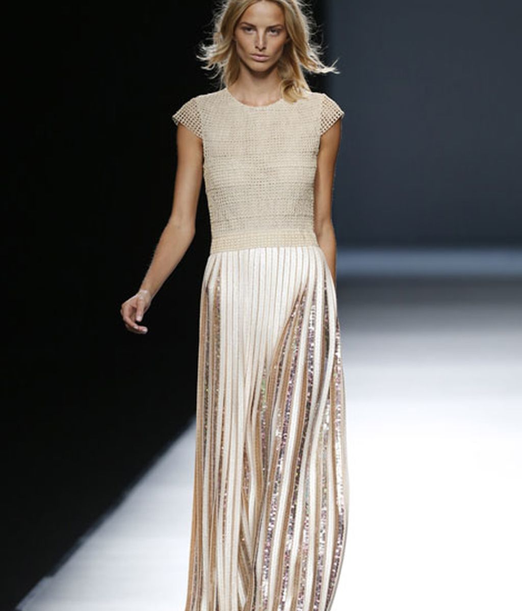 Tejidos naturales y abundancia de tonos empolvados