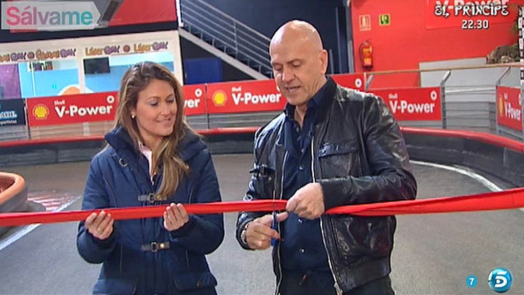 Sesión con su coach, con el médico y con su entrenadora, Makoke