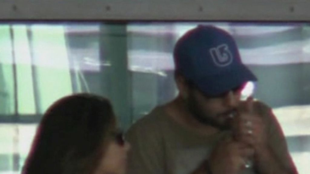 Los mimos de Eva Longoria y Eduardo Cruz