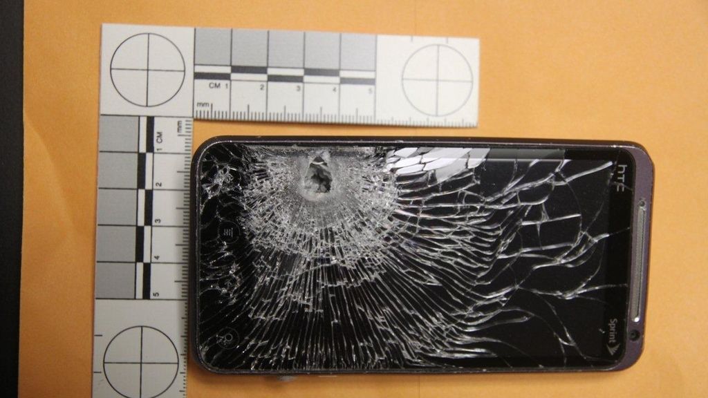 smartphone,proyectil