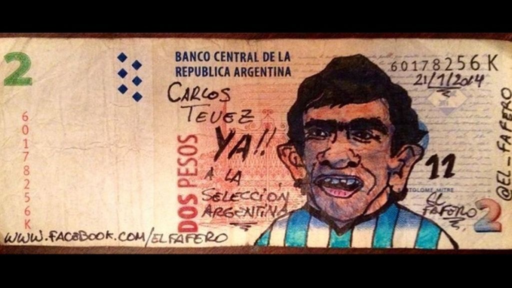Arte en billetes argentinos