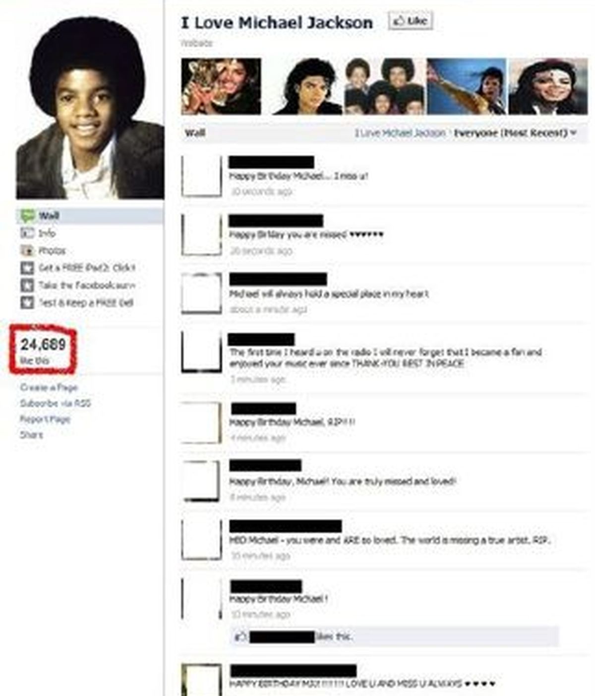 'I love Michael Jackson', la estafa que revive al rey del pop, un cebo para los usuarios de Facebook. Foto BitDefender