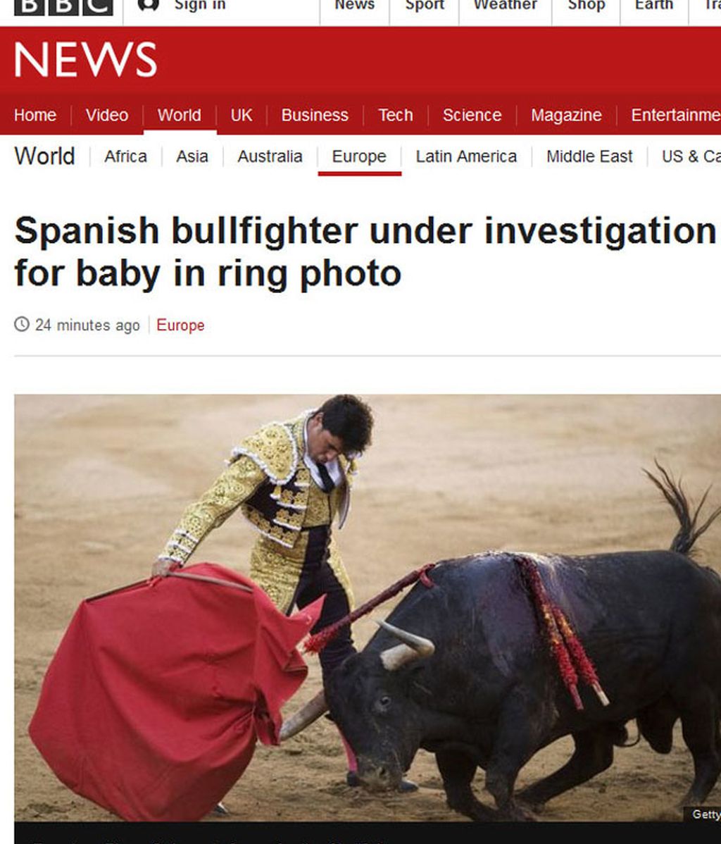 Francisco Rivera, también polémico en el extranjero