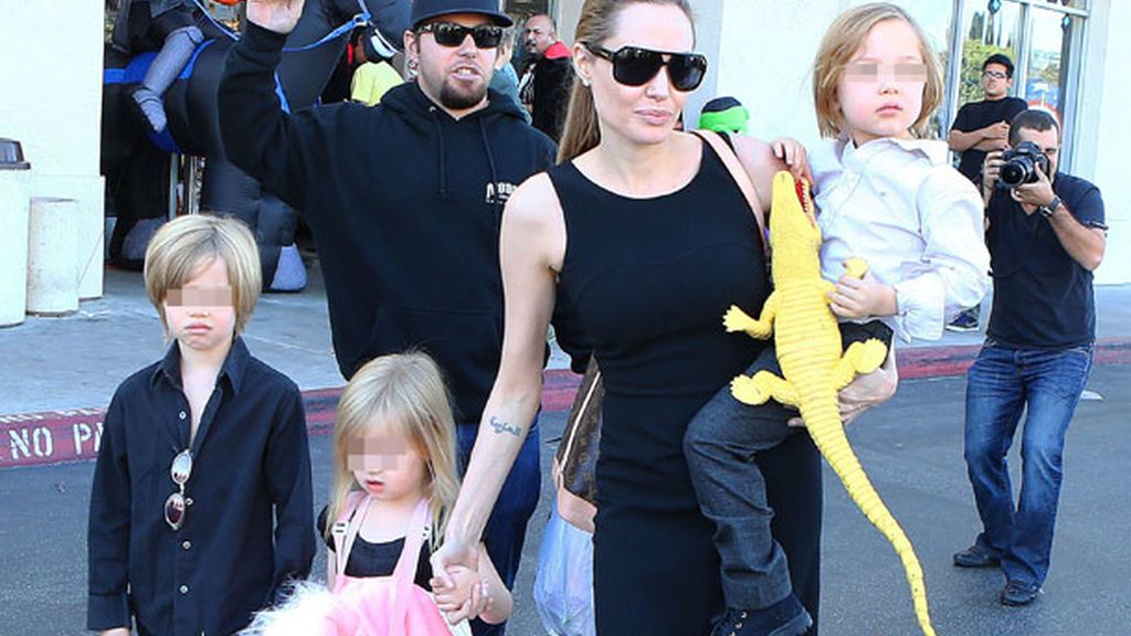 Los 'Brangelina', listos para Halloween