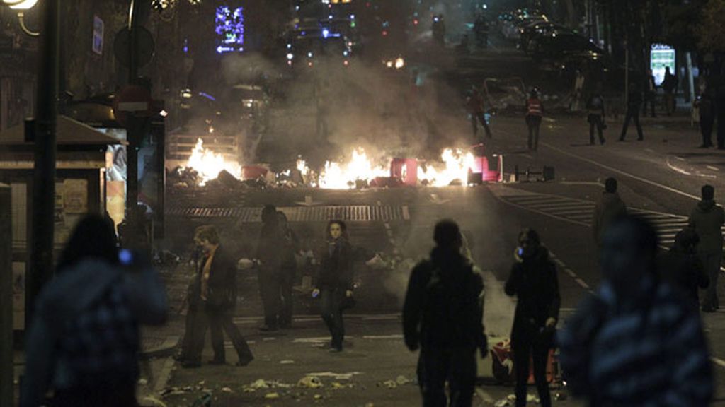 La huelga general, en imágenes