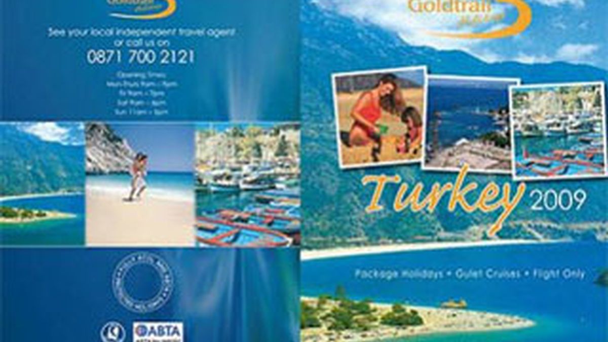 El folleto de los viajes  a Turquía ofrecidos por Goldtrail el pasado año.