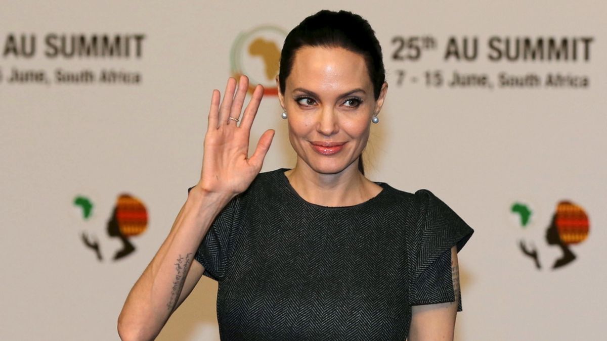 Angelina Jolie, la enviada de la ONU a la Cumbre de la Unión Africana en Sudáfrica